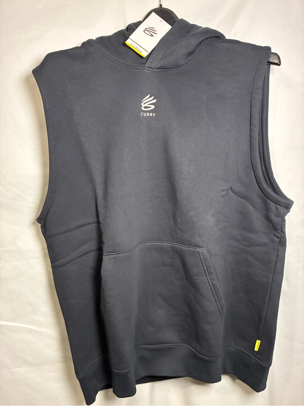 Under Armour Curry Sleeveless Hooded Hoodie - Charcoal
